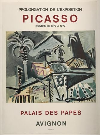 Litografía Picasso - Palais des Papes