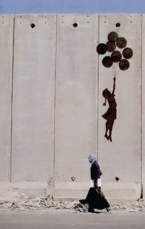 Sin Técnico Banksy - Palestinian Wall Card