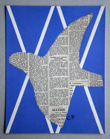 Serigrafía Braque (After) - Papier collé pour édition XXe Siècle