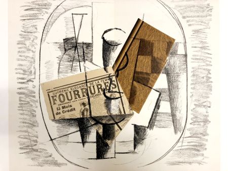 Litografía Braque - Papiers collés