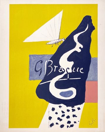 Litografía Braque - Papillon