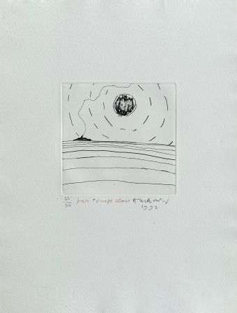 Grabado Alechinsky - Par temps clair