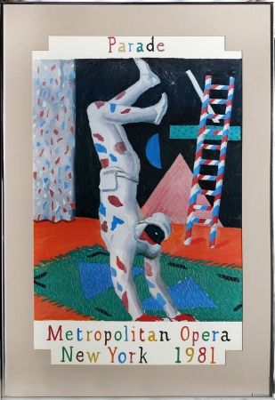 Serigrafía Hockney - Parade, Metropolitan Opera