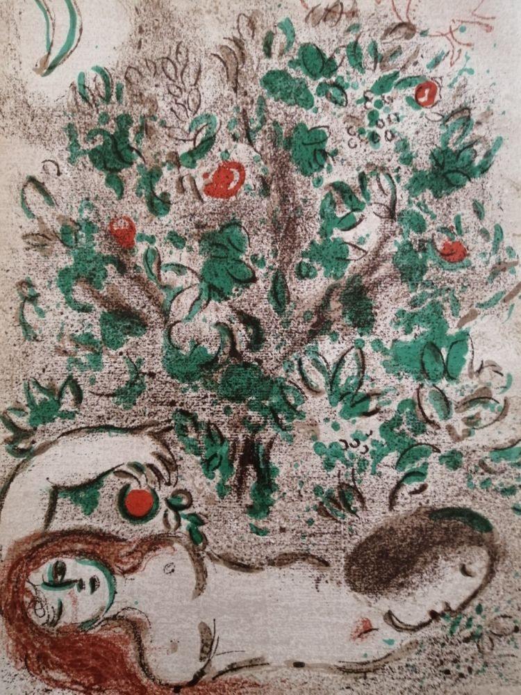 Litografía Chagall - Paradis