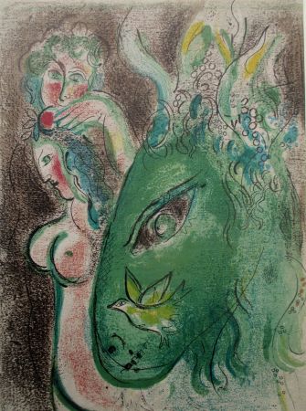 Litografía Chagall - Paradis