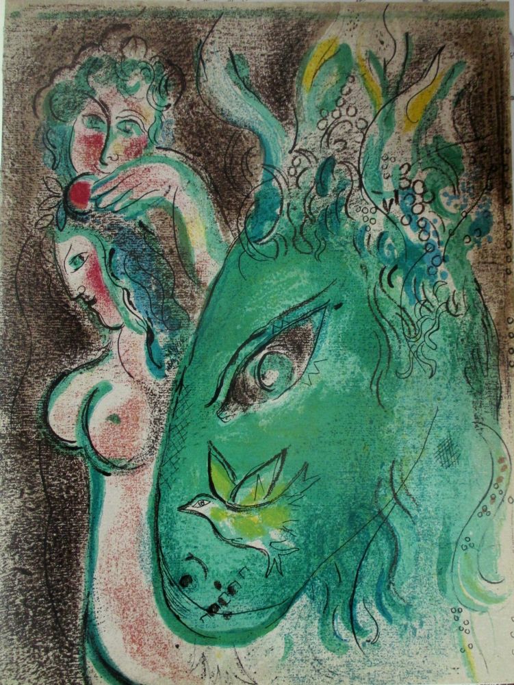 Litografía Chagall - Paradise