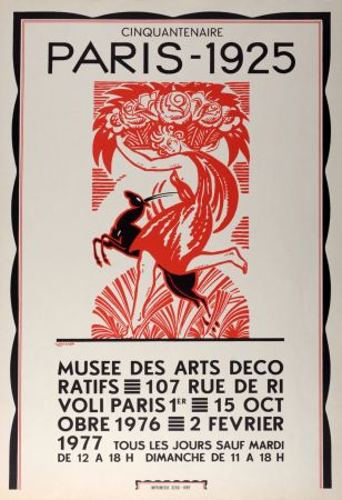 Litografía Bonfils - Paris 1925 - Musée des Arts Décoratifs, 1976