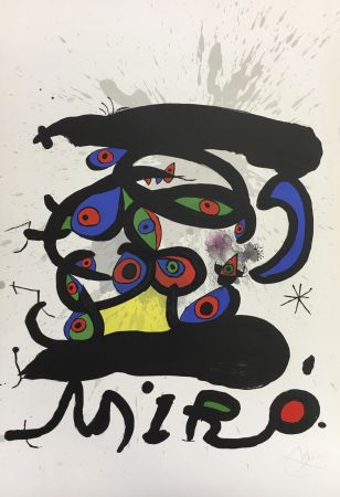 Litografía Miró - Paris 1971
