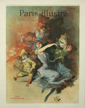 Litografía Cheret - Paris  Illustré  10 Mars 1888
