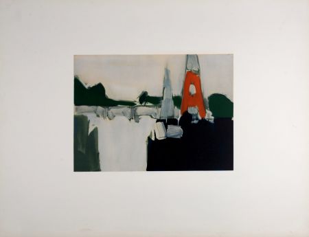 Litografía De Stael - Paris, La Tour Eiffel, 1974