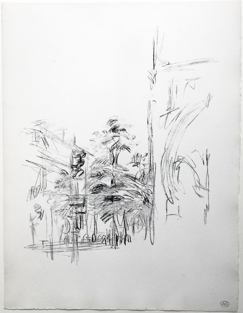 Litografía Giacometti - PARIS SANS FIN (de la suite 