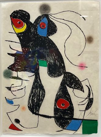 Aguafuerte Y Aguatinta Miró - Paroles peintes V