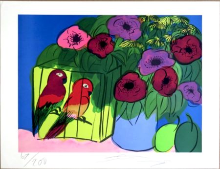 Serigrafía Ting - Parrots 
