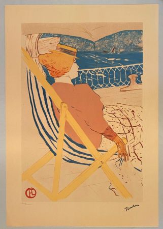 Litografía Toulouse-Lautrec - Passagère du 54