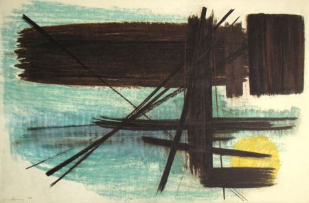 Litografía Hartung - Pastel P. 1950 - 3