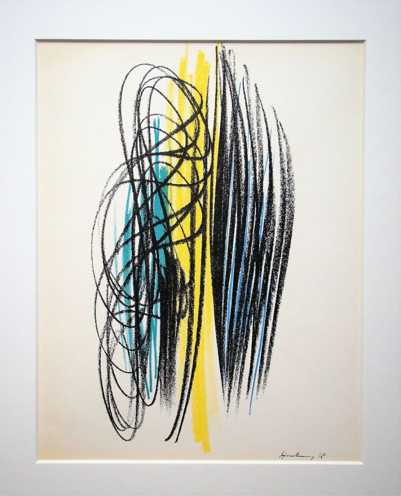 Litografía Hartung - Pastell - 1958