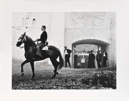 Fotografía Català-Roca - Pati de cavalls, 1957