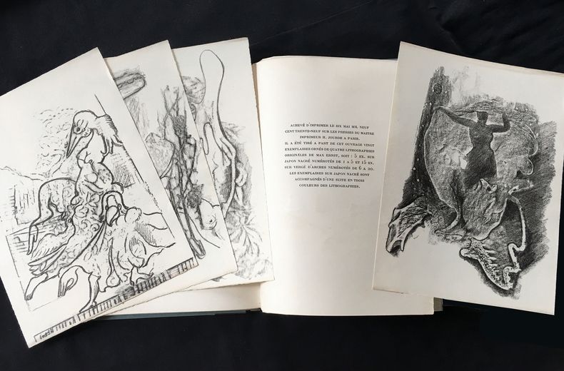 Libro Ilustrado Ernst - Paul Éluard. CHANSON COMPLÈTE. Avec 4 Lithographies de Max Ernst (1939)