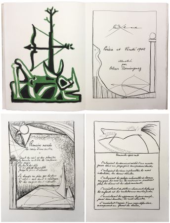 Libro Ilustrado Dominguez - Paul Éluard : POÉSIE ET VÉRITÉ 1942. 31 gravures originales (1947).