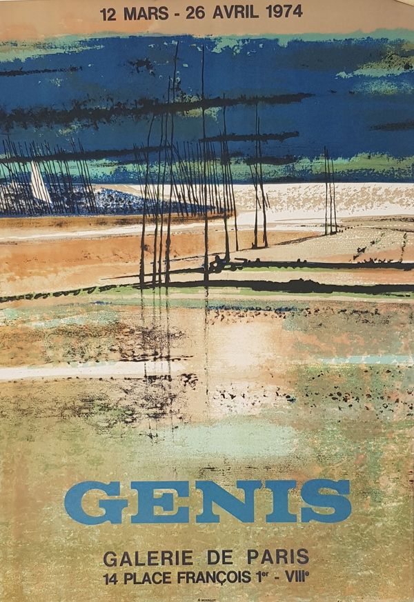 Litografía Genis - Paysage