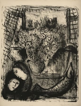 Litografía Chagall - Paysage