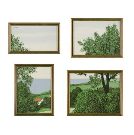 Litografía Magritte - Paysage ou Profondeur de la Terre