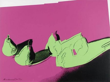 Litografía Warhol - Pears, from 