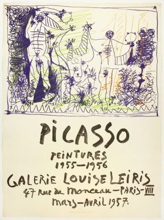 Litografía Picasso - Peintures 1955 - 1956 (Galerie Louise Leiris)
