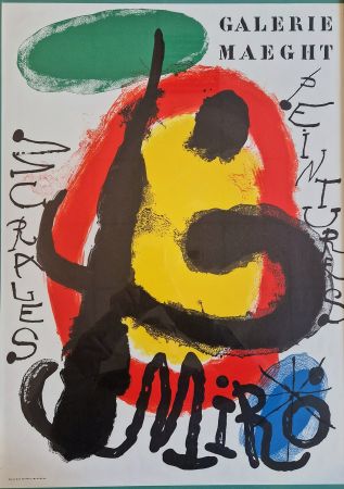 Cartel Miró - Peintures murales