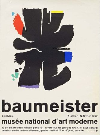 Serigrafía Baumeister - Peintures Musée National D'Art Moderne
