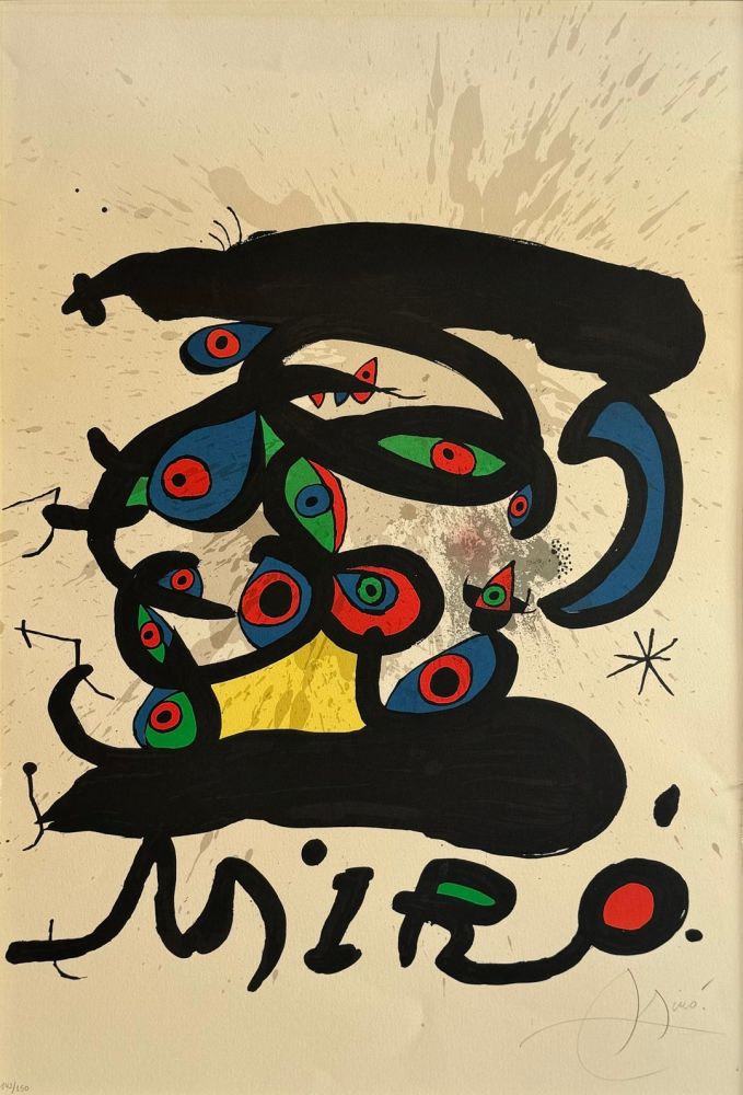 Litografía Miró - Peintures sur papier,dessins