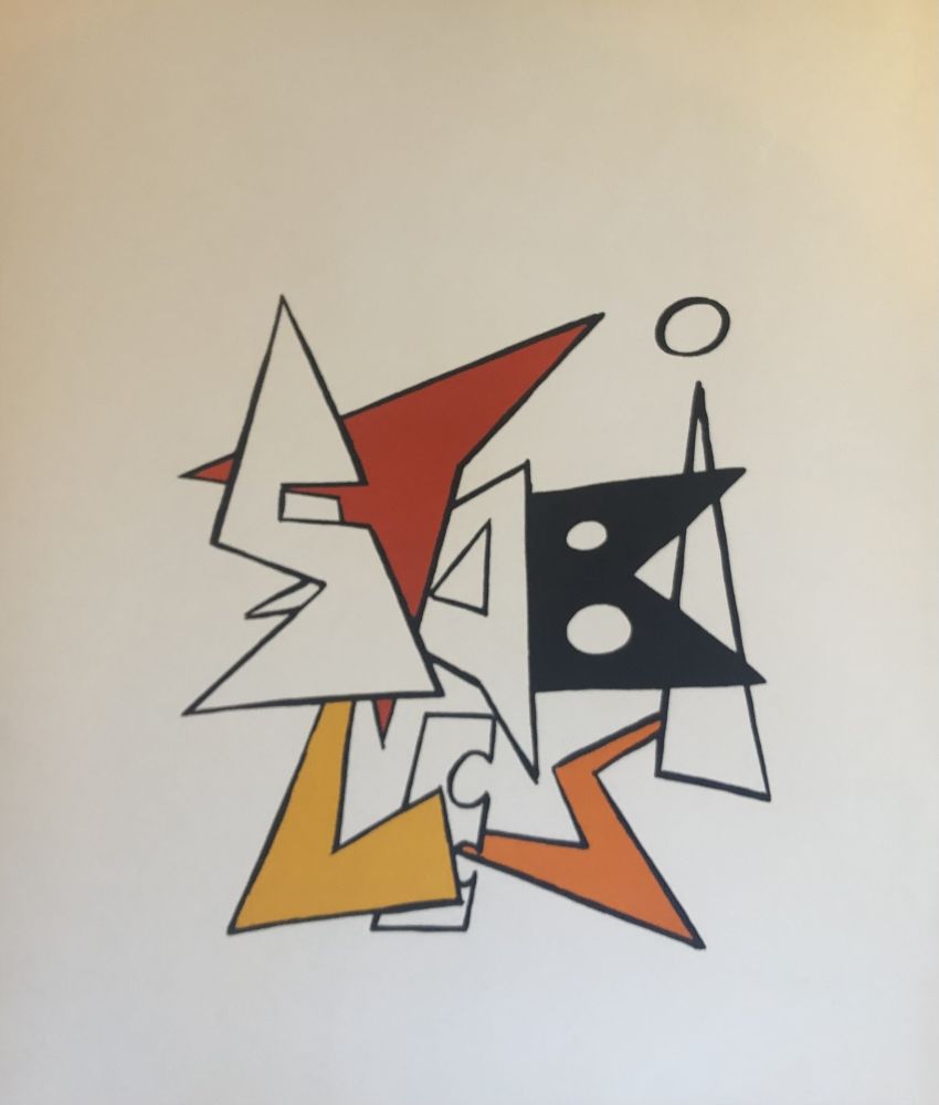 Litografía Calder - Petit stabil