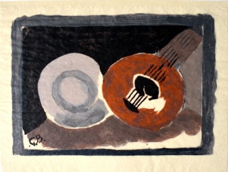 Litografía Braque - Petite guitare