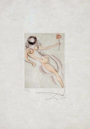 Grabado Dali - Petites Nus (Ronsard) H