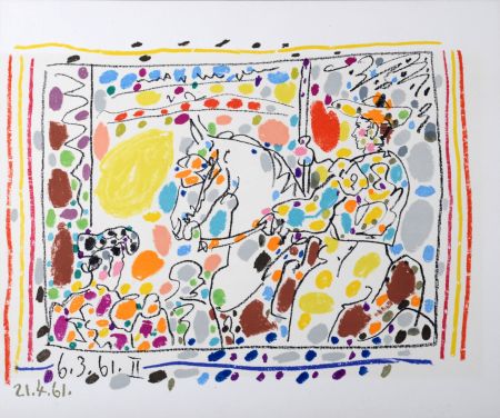 Litografía Picasso - Picador II, 1961