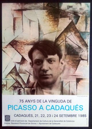Cartel Picasso - PICASSO A CADAQUÉS - 1985