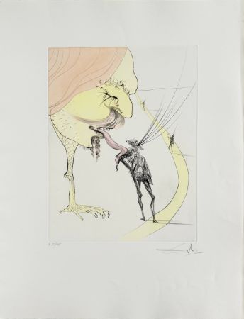 Aguafuerte Dali - Picasso: A Ticket for Glory