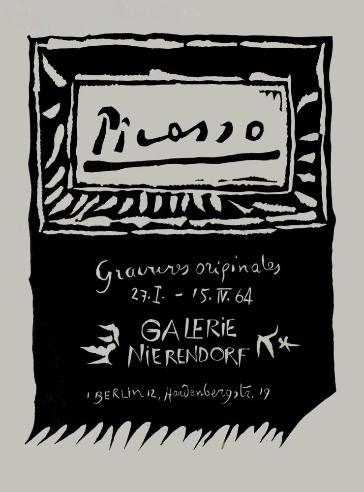 Linograbado Picasso - Picasso Gravures originales
