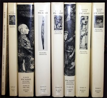 Libro Ilustrado Picasso - Picasso. Peintre-Graveur. Catalogue raisonné de l'oeuvre gravé. 1899-1972. 7 Volumes + Adenda