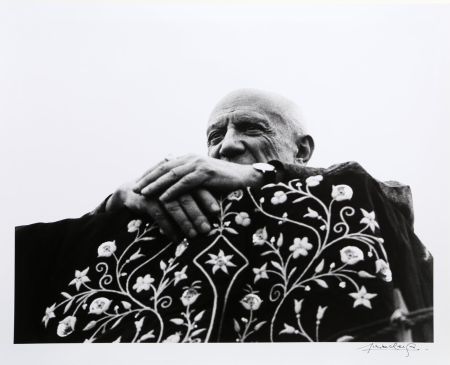 Fotografía Clergue - Picasso Preside la Corrida - Frejus, 1962
