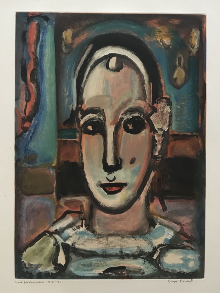 Aguafuerte Y Aguatinta Rouault - Pierrot