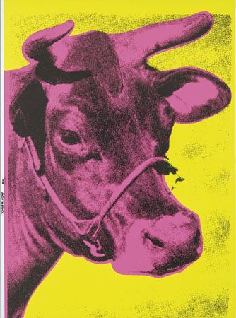 Serigrafía Warhol - Pink COW