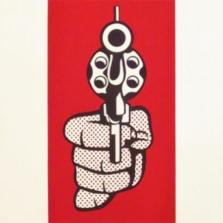 Serigrafía Lichtenstein - Pistol (Corlett 237)