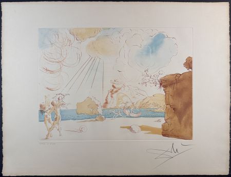 Grabado Dali - Plage de Cadaques