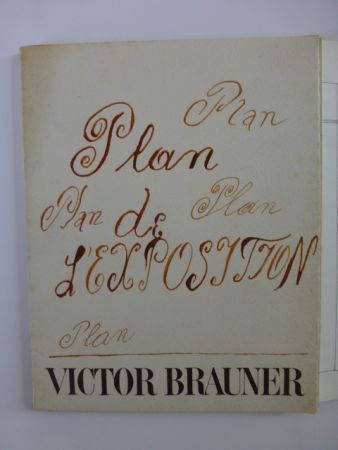Libro Ilustrado Brauner - Plan de l'exposition galerie Iolas 1966