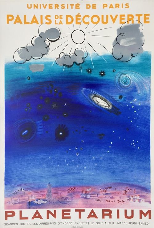 Litografía Dufy - Planetarium