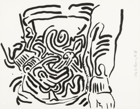 Múltiple Haring - Plate 2 from Bad Boys