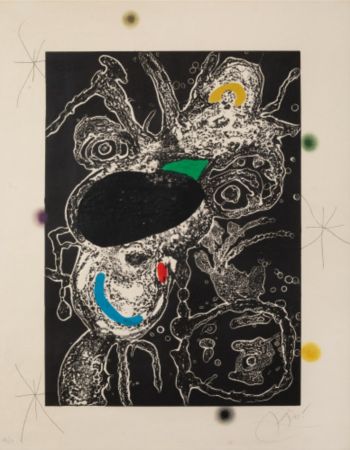 Aguafuerte Y Aguatinta Miró - Plate III from Espriu-Miró
