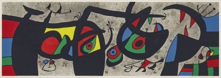Litografía Miró - Plate III from Le Lézard aux plumes d’or (The Lizard with Golden Feathers)