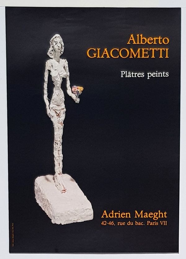 Cartel Giacometti - Platres Peints